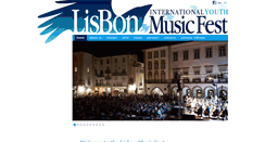 Desktop Screenshot of lisbonmusicfest.com